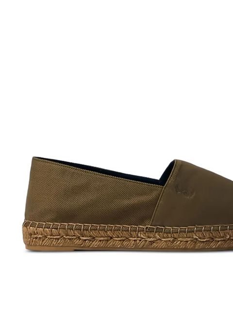 Saint Laurent logo-embroidered round-toe espadrilles - Brown - zdjęcie produktu nr 2