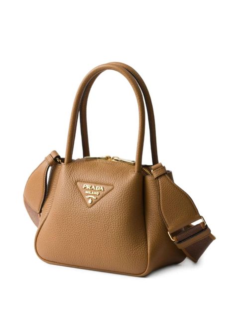 Prada leather mini bag - F03V8 CARAMEL - zdjęcie produktu nr 2