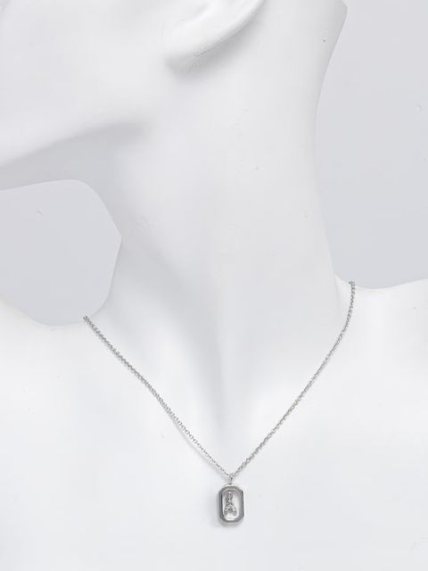 Patrizia Pepe naszyjnik z zawieszką damski metalowy z cyrkonią - zdjęcie produktu nr 1