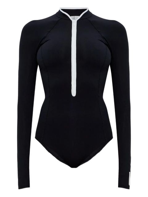 Hunza G Tyra long-sleeve zip swimsuit - Black - zdjęcie produktu nr 1
