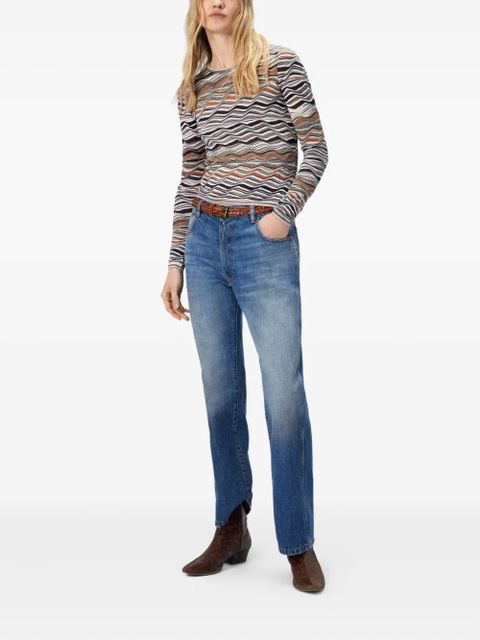 Missoni high-waisted flared-leg jeans - Blue - zdjęcie produktu nr 2