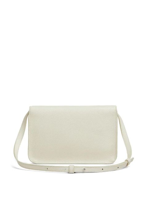 Marni logo-embroidered leather shoulder bag - White - zdjęcie produktu nr 2