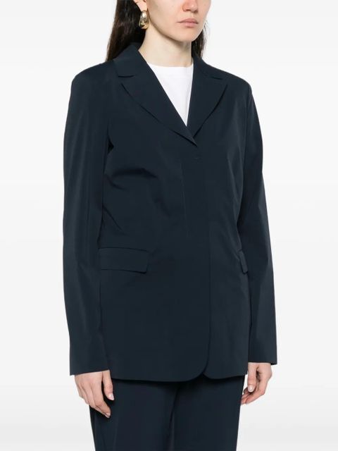 Max Mara flap-pocket V-neck jacket - Blue