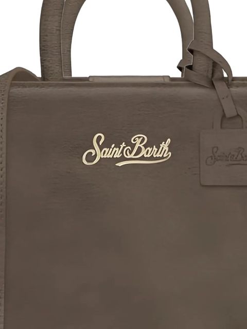 MC2 Saint Barth mini Shop top handle tote bag - Brown