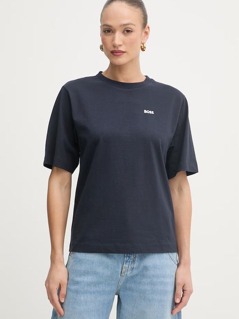 BOSS Orange t-shirt damski bawełniany C Eregular 6 - zdjęcie produktu nr 2