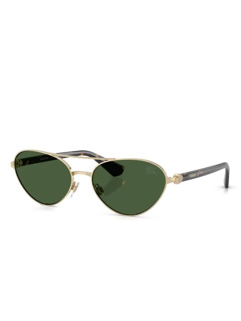 Burberry Eyewear BE3165 pilot-frame sunglasses - Gold - zdjęcie produktu nr 2