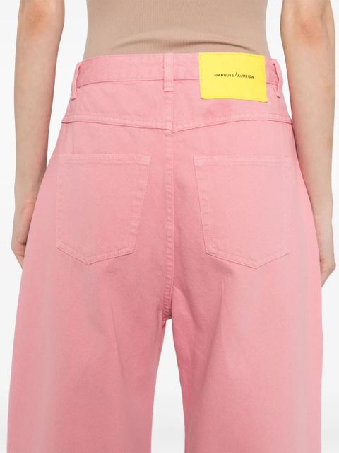 Marques'Almeida Drill Boyfriend trousers - Pink