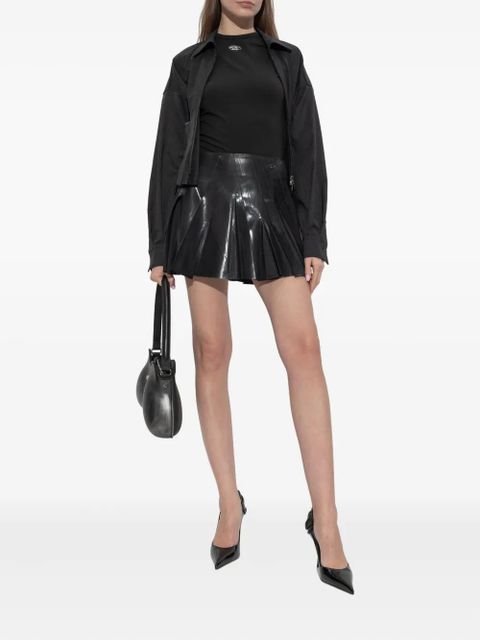 Diesel G-anbu zip pleated jacket - Black