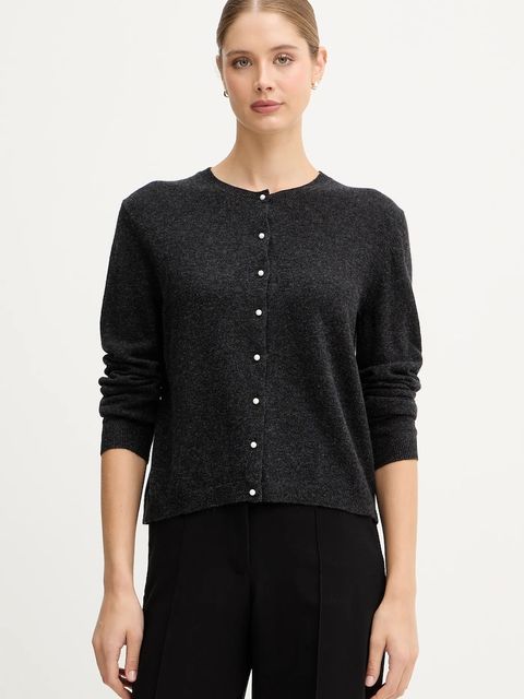 United Colors of Benetton sweter wełniany damski kolor szary lekki 1002D501U - zdjęcie produktu nr 1