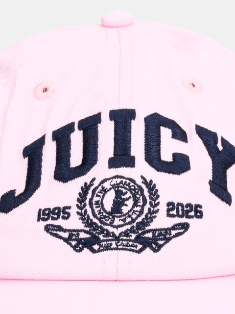 Juicy Couture czapka z daszkiem damska bawełniana CREST CAP - zdjęcie produktu nr 1