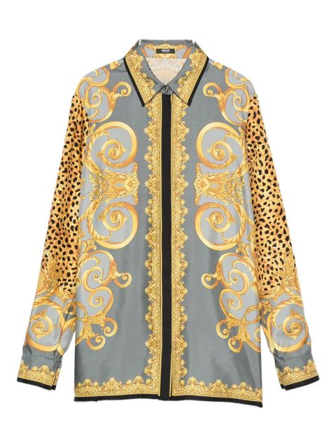 Versace silk shirt - Grey - zdjęcie produktu nr 1