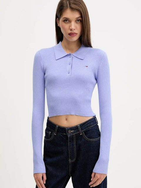 Tommy Jeans sweter damski lekki DW0DW21829