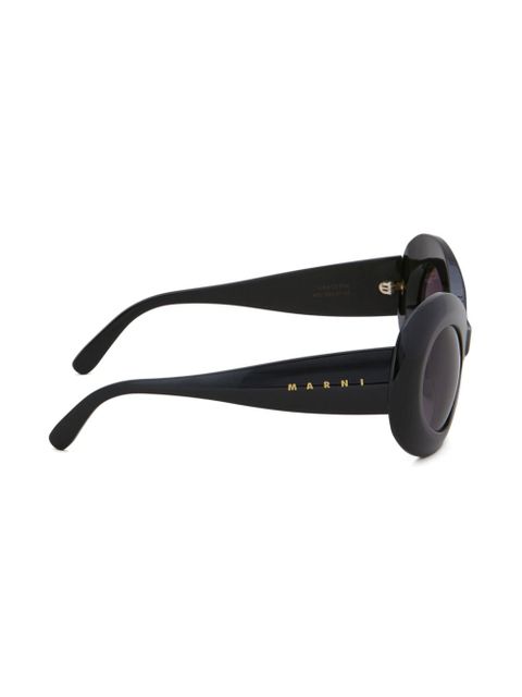 Marni Eyewear oversized-frame sunglasses - Black