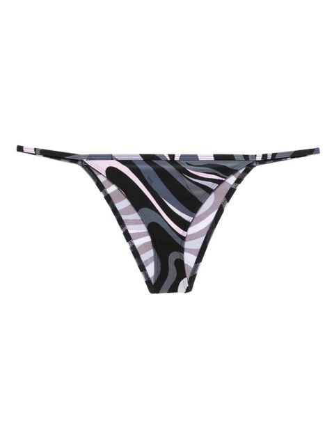 PUCCI abstract-print bikini bottom - Black - zdjęcie produktu nr 1