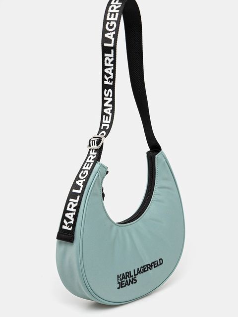 Karl Lagerfeld Jeans torebka kolor turkusowy A1W30231