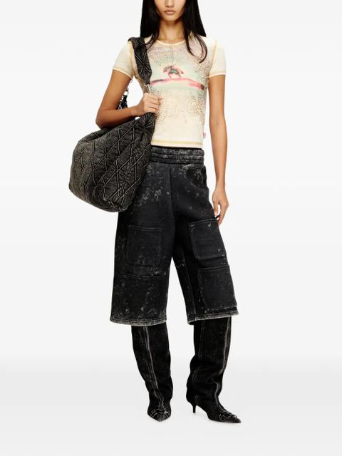 Diesel graphic print T-shirt - Neutrals - zdjęcie produktu nr 2