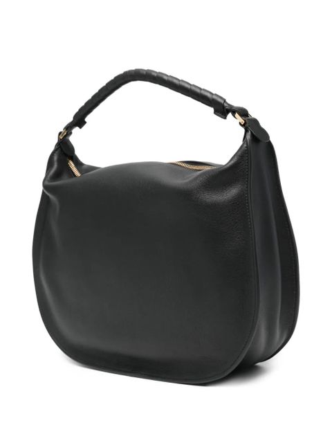 Chloé CHLOE MARCIE SLOUCH LEATHER HOBO BAG - Black