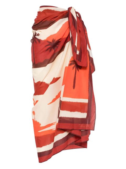 Johanna Ortiz Sailing Landscapes pareo - Red - zdjęcie produktu nr 1