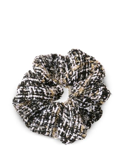 Maison Michel tweed scrunchie - Black - zdjęcie produktu nr 1