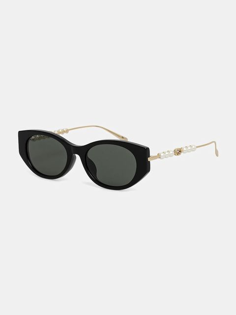 Gucci okulary przeciwsłoneczne damskie kolor czarny GG1970SA