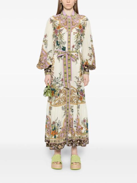 ALEMAIS Antoinette shirt-dress - Neutrals