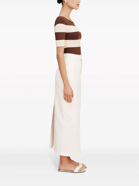 Posse Harvey denim skirt - White