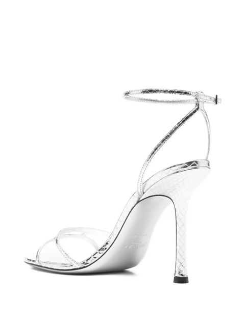 Jimmy Choo 100mm Leo sandals - Silver