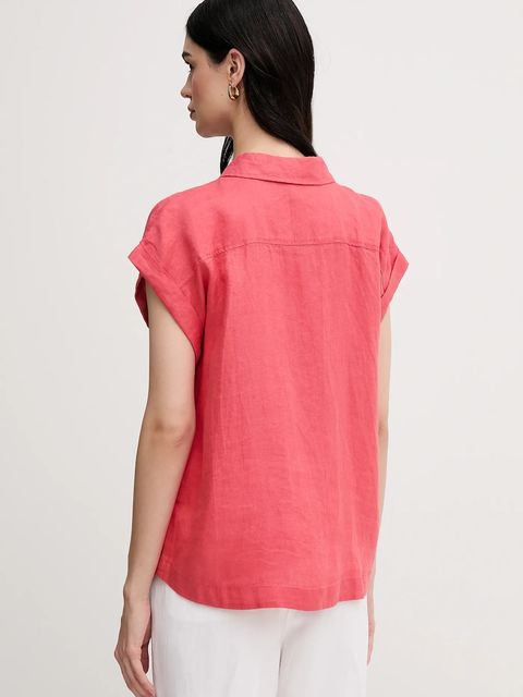 United Colors of Benetton koszula lniana - zdjęcie produktu nr 2