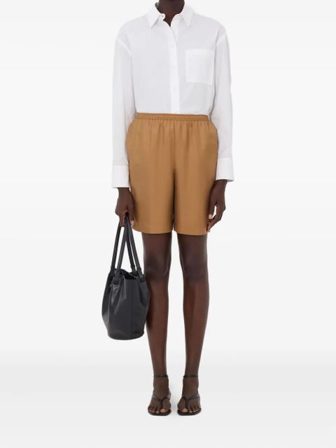 LouLou de Saison Zinia elasticated-waist shorts - Brown - zdjęcie produktu nr 2