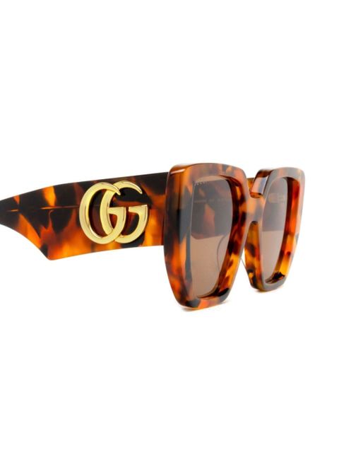 Gucci Eyewear tortoiseshell square-frame sunglasses - Brown