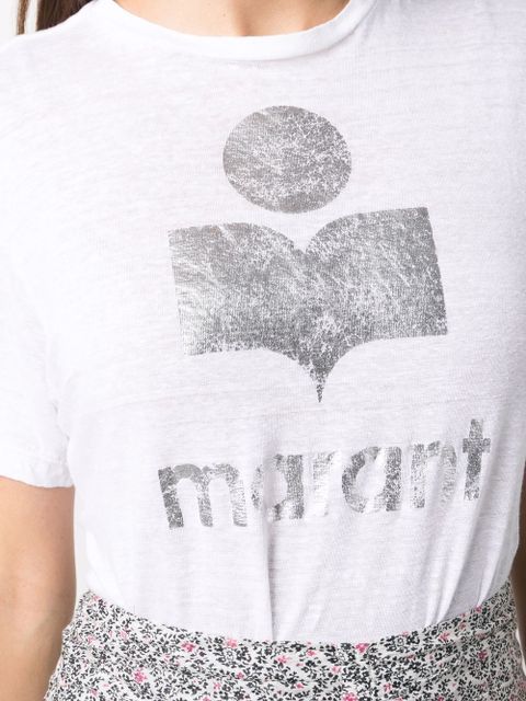 MARANT ÉTOILE Zewel logo-print T-shirt - White