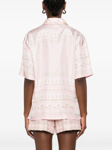 Versace Versace Treasure-print shirt - Pink