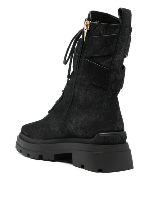 Jimmy Choo 45mm leather boots - Black - zdjęcie produktu nr 2