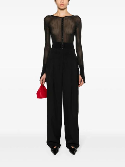 Jacquemus Le Pantalon Titolo wool trousers - Black - zdjęcie produktu nr 2