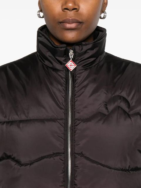 Casablanca zip-up ski jacket - Black