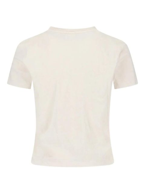 RE/DONE puppies-graphic T-shirt - White