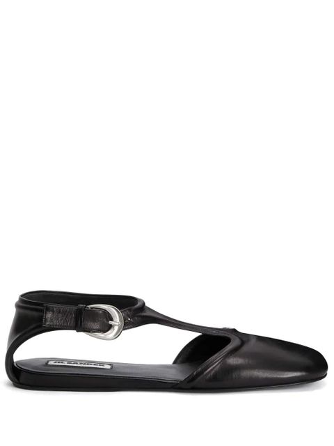 Jil Sander Mary Jane ballerina shoes - Black - zdjęcie produktu nr 1