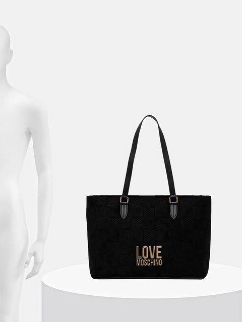 Love Moschino torebka kolor czarny JC4123PP0NKB100A