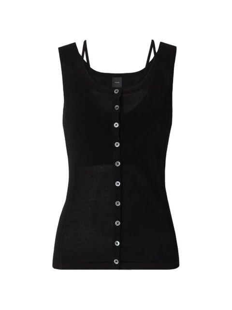 PINKO knitted strap top - Black - zdjęcie produktu nr 1