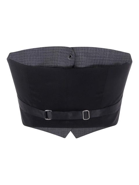 Alexander Wang wool cropped top - Grey - zdjęcie produktu nr 2