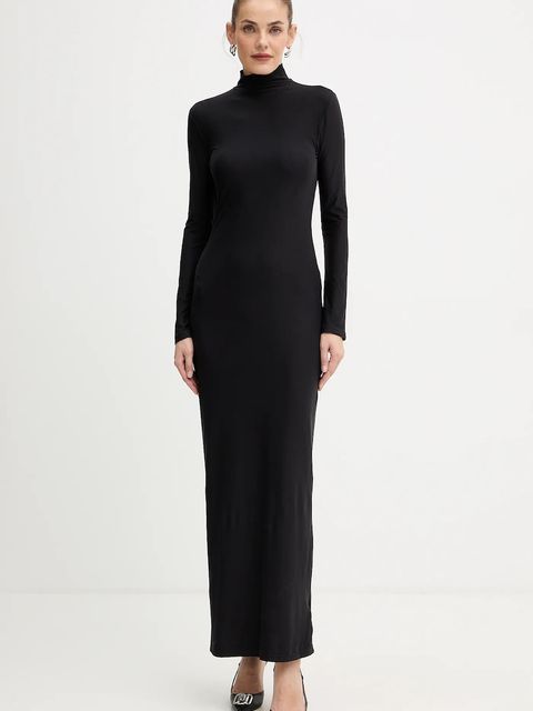 Guess sukienka EVELINE kolor czarny maxi dopasowana O5BK02 KCDE0 - zdjęcie produktu nr 1