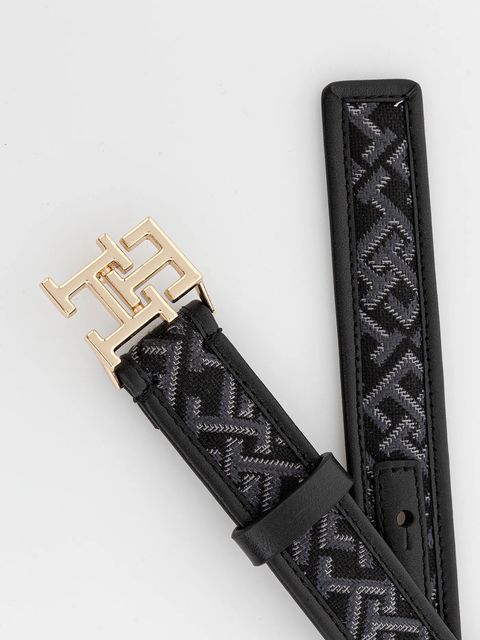Tommy Hilfiger pasek damski kolor czarny AW0AW17764 - zdjęcie produktu nr 2