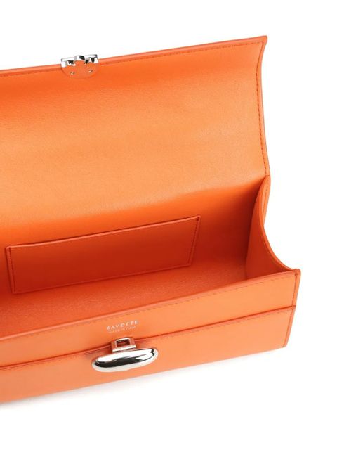 Savette top-handle clutch bag - Orange
