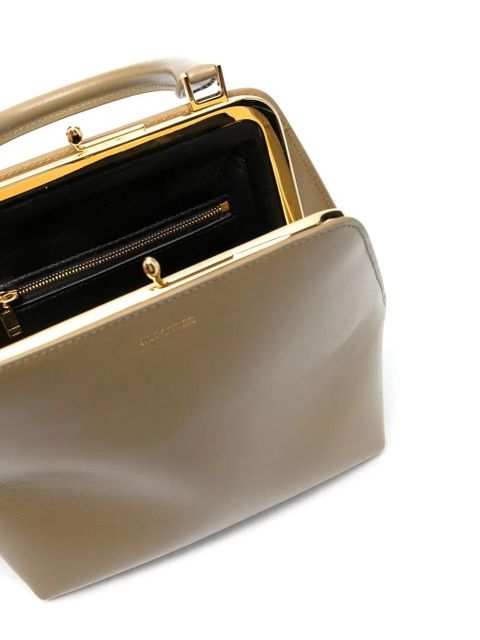 Jil Sander logo-stamp tote bag - Green