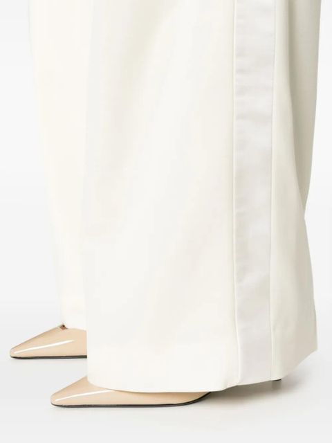 WARDROBE.NYC pleated wide-leg trousers - Neutrals