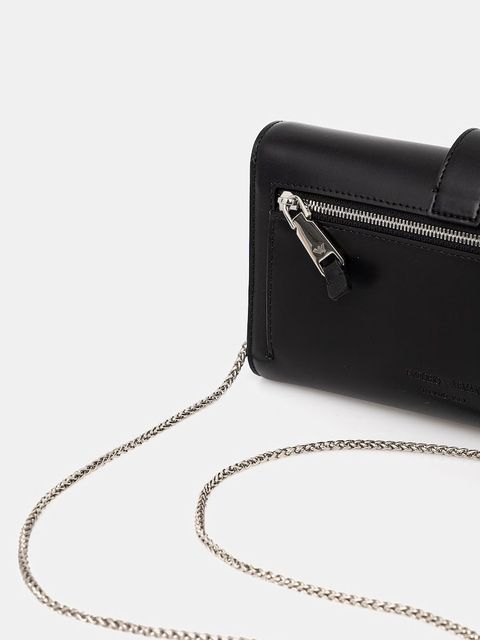 Emporio Armani torebka skórzana - zdjęcie produktu nr 2