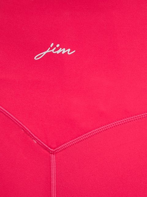 JOYINME szorty do jogi Movement kolor różowy gładkie high waist Szorty.Movement