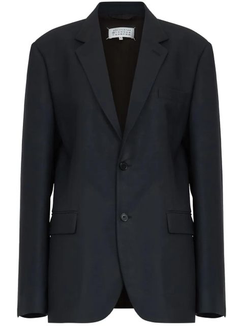 Maison Margiela single-breasted blazer - Blue - zdjęcie produktu nr 1