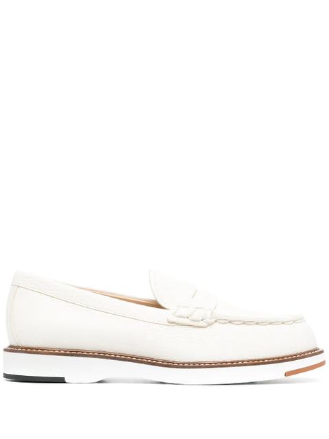 Tod's panelled chunky-sole loafers - White - zdjęcie produktu nr 1