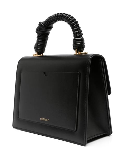 Off-White Jitney 2.8 leather tote bag - Black